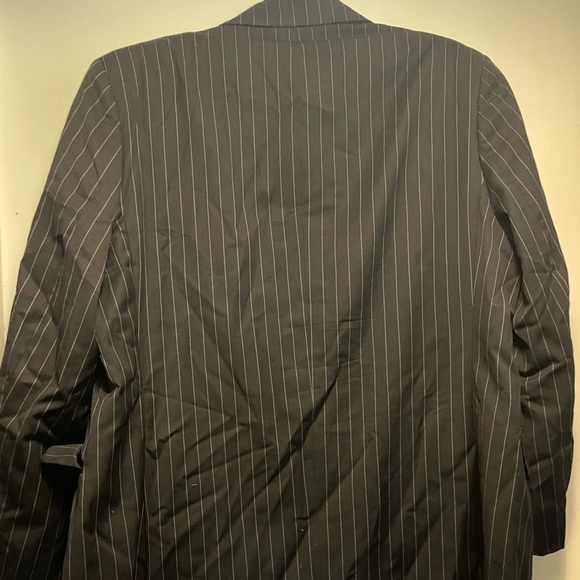 Franco Francesco Men’s Black Pin Striped Suit Size 36 - Picture 6 of 8